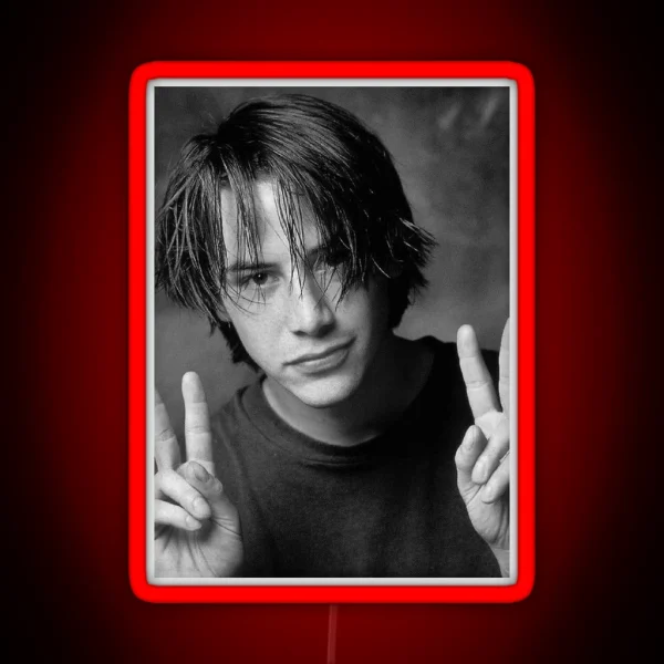 Keanu Reeves RGB Neon Sign