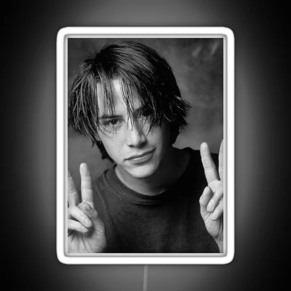Keanu Reeves RGB Neon Sign