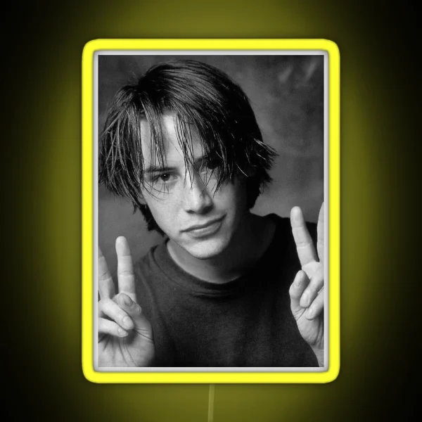 Keanu Reeves RGB Neon Sign