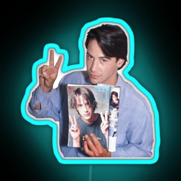 Keanu Reeves RGB Neon Sign