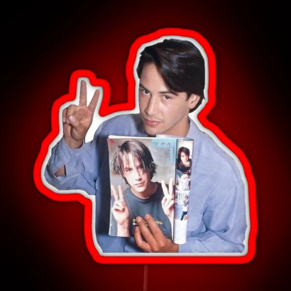 Keanu Reeves RGB Neon Sign