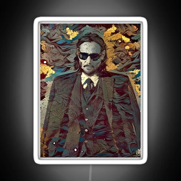 Keanu Reeves RGB Neon Sign