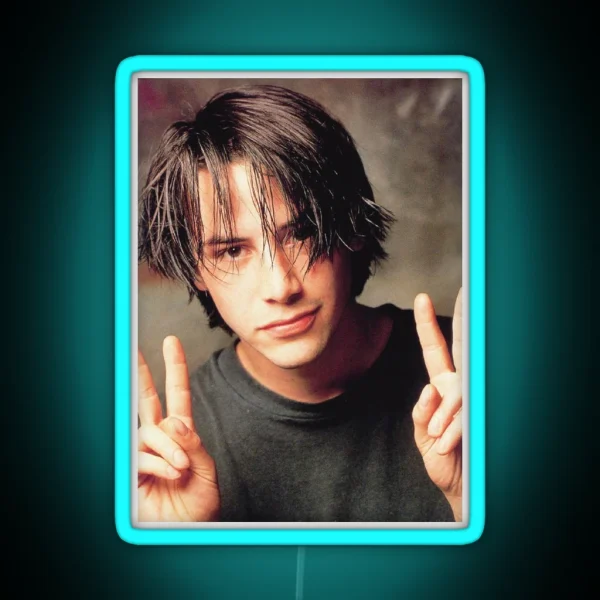 Keanu Reeves RGB Neon Sign