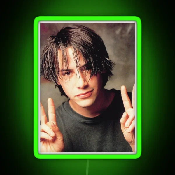 Keanu Reeves RGB Neon Sign