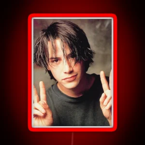 Keanu Reeves RGB Neon Sign