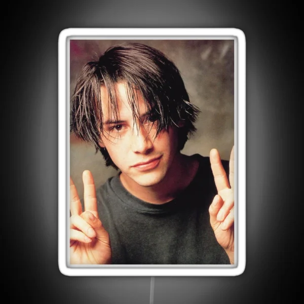 Keanu Reeves RGB Neon Sign