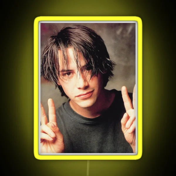 Keanu Reeves RGB Neon Sign