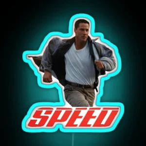 Keanu Reeves Speed RGB Neon Sign