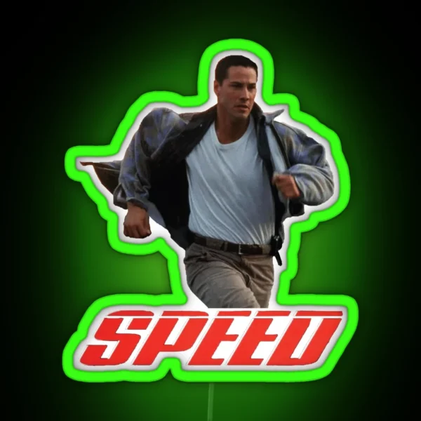 Keanu Reeves Speed RGB Neon Sign