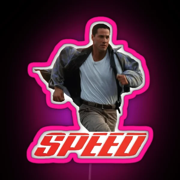 Keanu Reeves Speed RGB Neon Sign