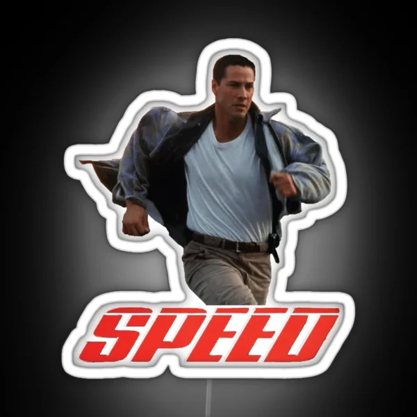 Keanu Reeves Speed RGB Neon Sign