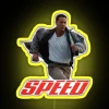 Neon LED Sign of Keanu Reeves Iconic Speed Character Symbol