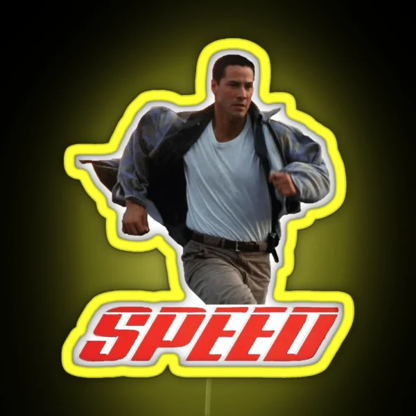 Keanu Reeves Speed RGB Neon Sign