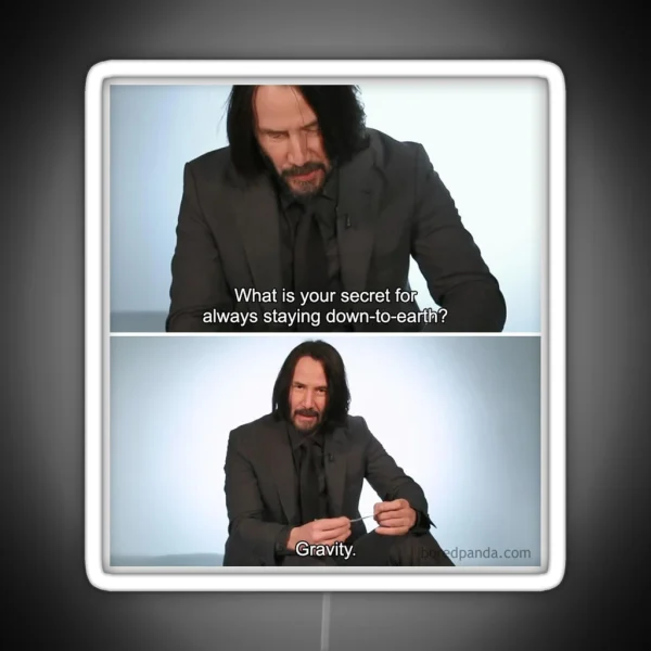 Keanu Secret RGB Neon Sign