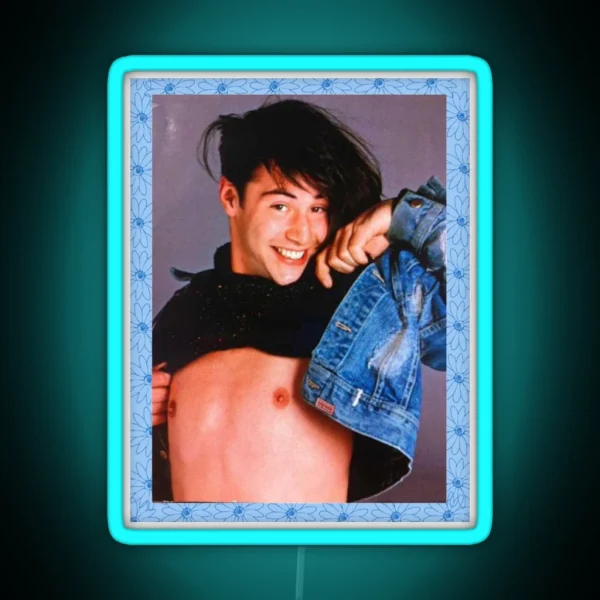 Keanu Shows All RGB Neon Sign