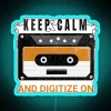Retro archival storage inspiration with vibrant 80s cassette tape aesthetic