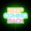 Addiction Recovery Home Decor Sign with Inspirational Neons and Colors