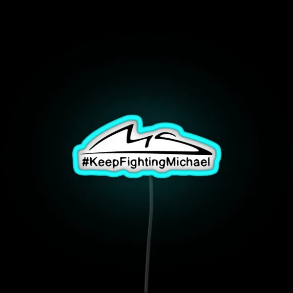 Keep Fighting Michael RGB Neon Sign