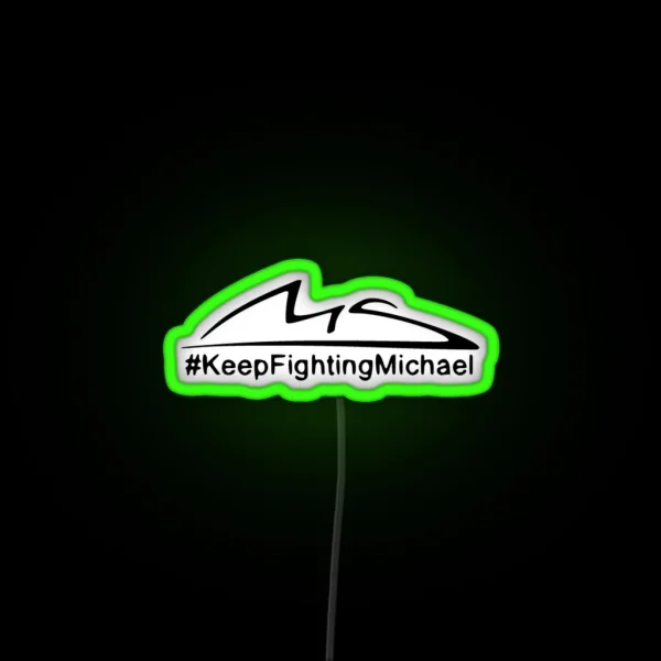Keep Fighting Michael RGB Neon Sign