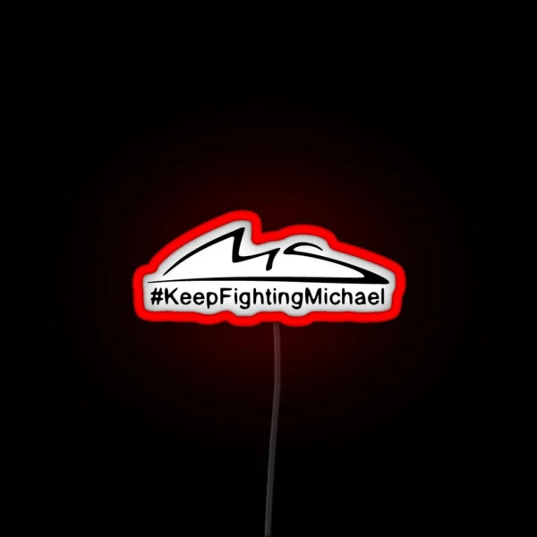 Keep Fighting Michael RGB Neon Sign