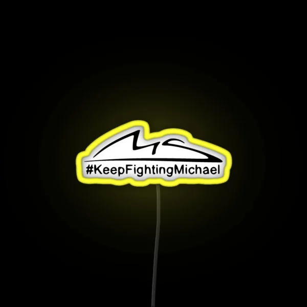 Keep Fighting Michael RGB Neon Sign