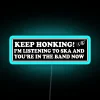 Quirky Ska Music Fan Neon Sign with Humorous RGB Lighting