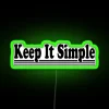 Recovery Inspiration Neon Sign with Calming Sober Living Theme