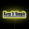 Recovery Inspiration LED Sign for Sobriety Support and Clean Living.