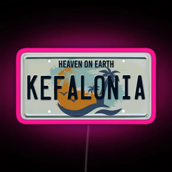 Kefalonia Summer Vacation RGB Neon Sign