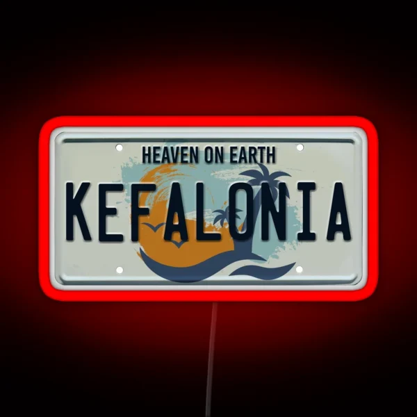 Kefalonia Summer Vacation RGB Neon Sign