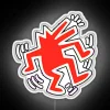 Keith's Bold Personality Shines with Vibrant Red Neon Accent Sign