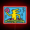 Vibrant Keith Music RGB Neon Sign Adds Edgy Decorative Touch