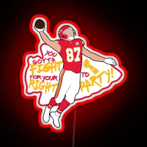 Kelce 87 RGB Neon Sign