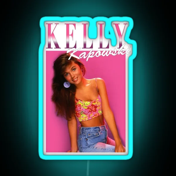Kelly Kapowski 90 S Style RGB Neon Sign