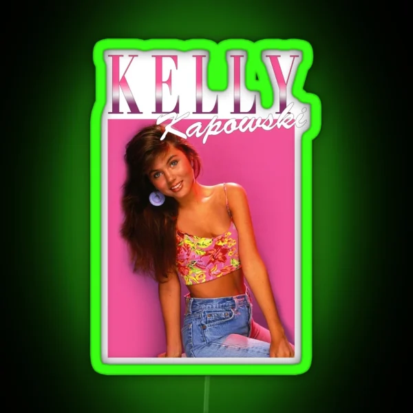 Kelly Kapowski 90 S Style RGB Neon Sign