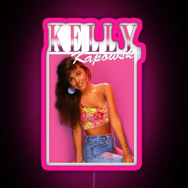 Kelly Kapowski 90 S Style RGB Neon Sign
