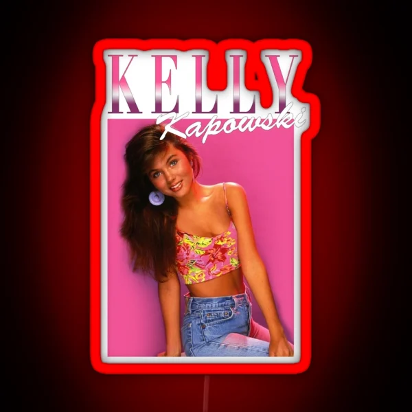 Kelly Kapowski 90 S Style RGB Neon Sign