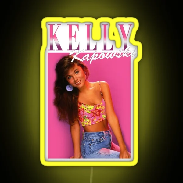 Kelly Kapowski 90 S Style RGB Neon Sign