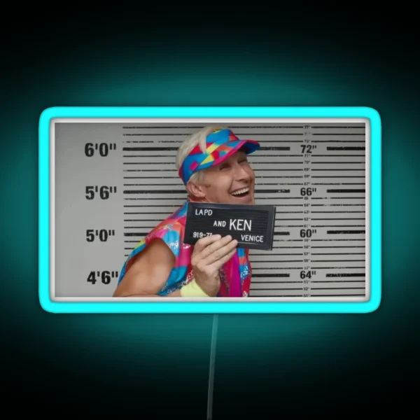 Ken Mugshot RGB Neon Sign
