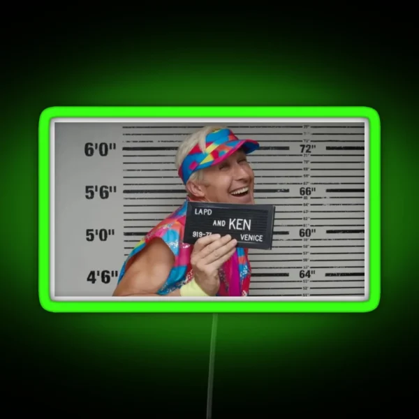 Ken Mugshot RGB Neon Sign