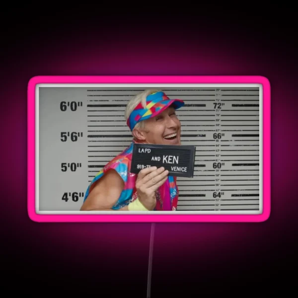 Ken Mugshot RGB Neon Sign