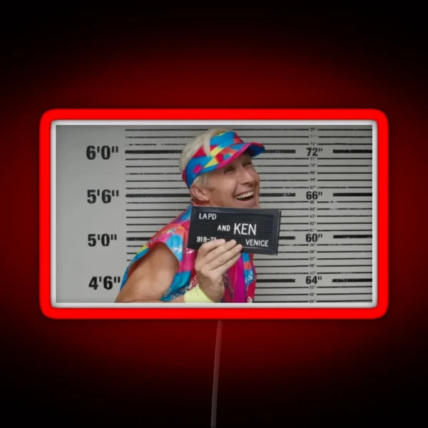 Ken Mugshot RGB Neon Sign