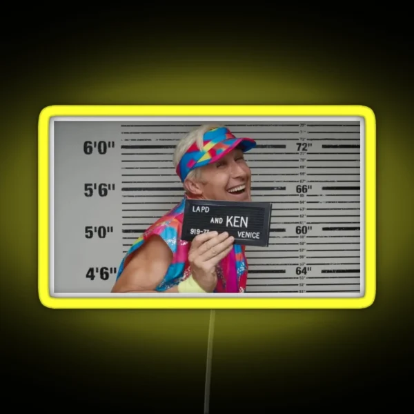 Ken Mugshot RGB Neon Sign