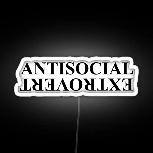 Kendrick Lamar Anti Social Extrovert RGB Neon Sign