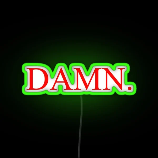 Kendrick Lamar DAMN RGB Neon Sign