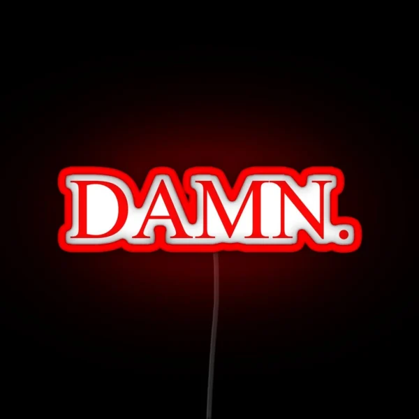Kendrick Lamar DAMN RGB Neon Sign
