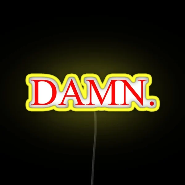 Kendrick Lamar DAMN RGB Neon Sign