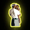 RGB digital artwork display inspired by Kendrick Lamar's hip-hop lyrics