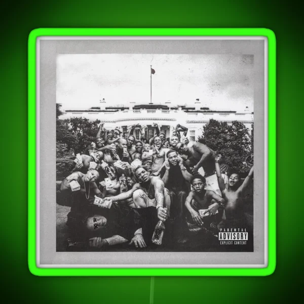 KENDRICK LAMAR TO PIMP A BUTTERFLY MERCH RGB Neon Sign