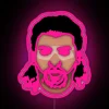 Iconic Eastbound & Down character Kenny Powers' neon sports enthusiast logo